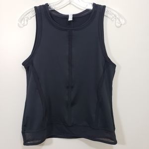Inphorm tennis tank top with mesh‎ trim